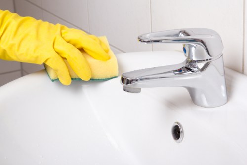 Kitchen and bathroom regular cleaning for hygiene and freshness